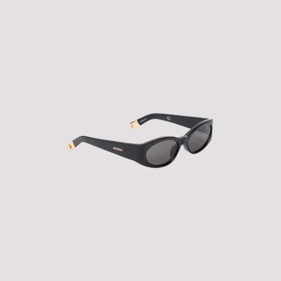 JACQUEMUS EYEWEAR SUNGLASSES BLACK