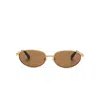 Jacquemus Logo-print Sunglasses In Multicolor