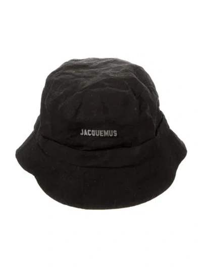 Pre-owned Jacquemus Fabric Bucket Hat In Black