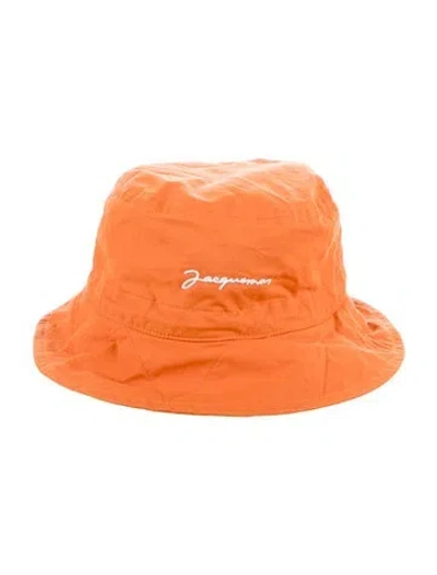 Pre-owned Jacquemus Fabric Bucket Hat In Orange