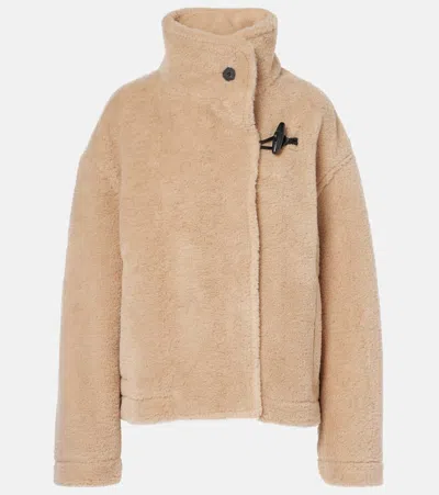 Jacquemus Fernando Teddy Jacket In Beige