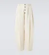 Jacquemus Hose Fernando Aus Wolle Und Leinen In Weiss