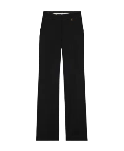 Jacquemus Ficelle Virgin-wool Tailored Trousers In Black