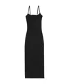 Jacquemus Fiesta Glitter Dress In Black