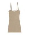 Jacquemus Fiesta Glitter Dress In Nude