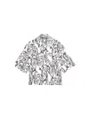 Jacquemus Aloe Shirt In Black/white