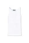 Jacquemus Fisherman Embroidered Tank Top In White