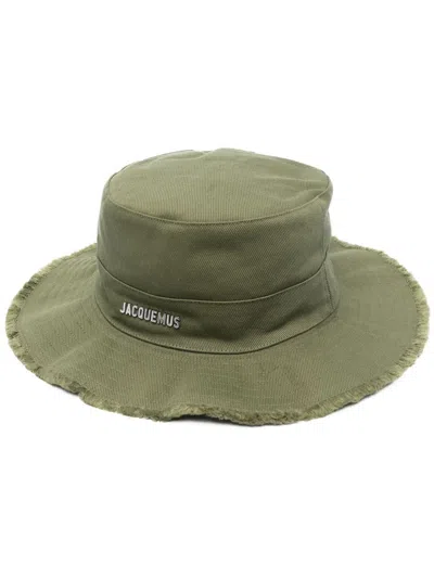 Jacquemus Women Le Bob Artichaut Bucket Hat In Green
