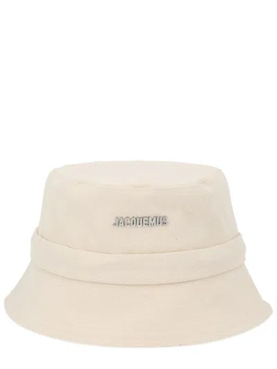 Jacquemus Fisherman's Hat "gadjo" In White