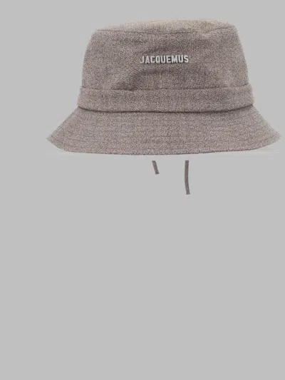 Jacquemus Fisherman-style 100% Cotton Hat In Dove