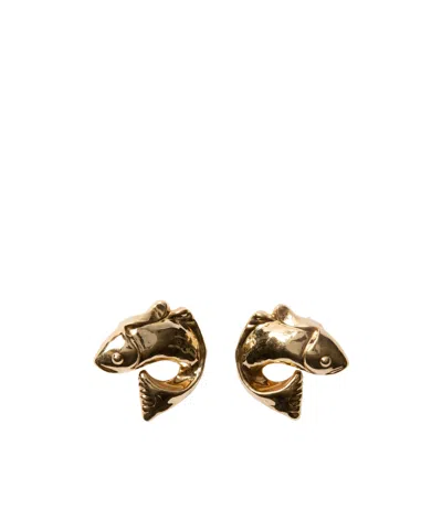 Jacquemus The Poisson Earrings In Gold