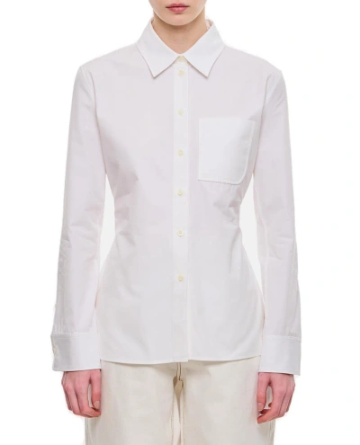 Jacquemus Single Pocket Fitted Shirt In White