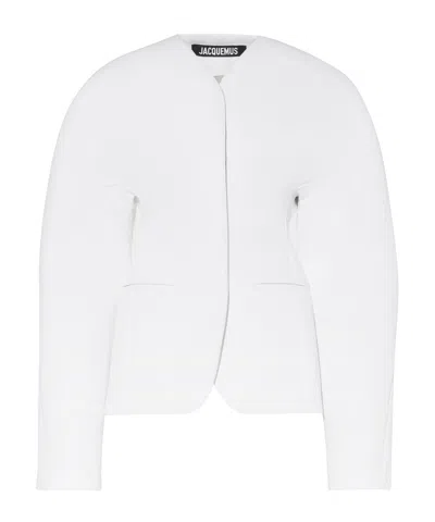 Jacquemus Fitted Jacket In White