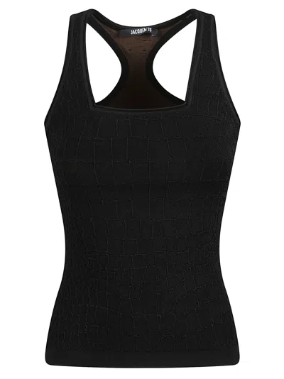 Jacquemus Women's Stylish And Versatile Top In Black