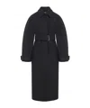 Jacquemus Long-sleeved Coat In Black