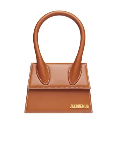 Jacquemus Flap Shoulder Bag In Brown