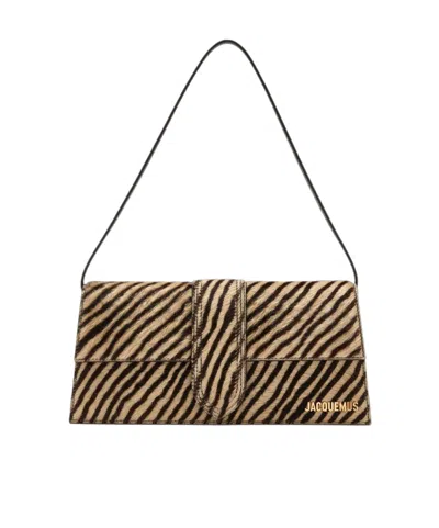 Jacquemus Flap Shoulder Bag In Brown