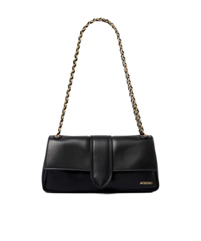 Jacquemus Flap Shoulder Bag In Black