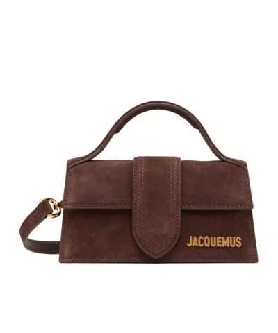 Jacquemus Flap Shoulder Bag In Medium Brown