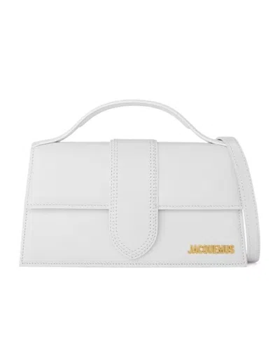 Jacquemus Flap Shoulder Bag In White