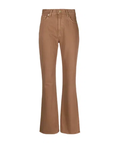 Jacquemus Flared Jeans In Brown
