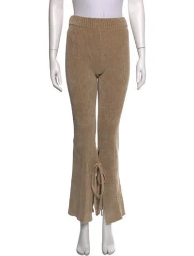 Pre-owned Jacquemus Flared Pants In Neutrals