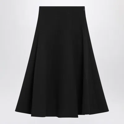 Jacquemus Flared Skirt In Black