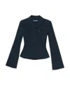 Jacquemus Flared Tailored Blazer In Black