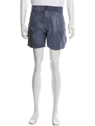 Pre-owned Jacquemus Flat Front Shorts In Blue