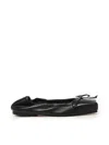 Jacquemus Flats In Black