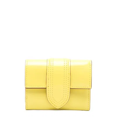 Jacquemus Flip Card Bag In Yellow