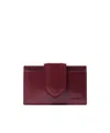 Jacquemus Flip Card Holder In Red