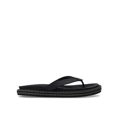 Jacquemus Flip Flop Slidesport In Black