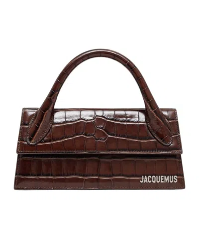 Jacquemus Flip Shoulder Bag In Brown