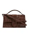 Jacquemus Flip Shoulder Bag In Dark Brown