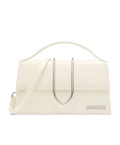 Jacquemus Flip Shoulder Bag In White