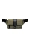 Jacquemus La Banane Bambino Cotton Belt Bag In Green