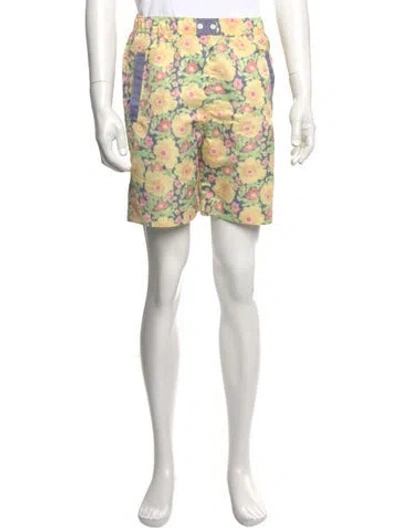 Pre-owned Jacquemus Floral Print Swim Trunks W/ Tags In Neutrals
