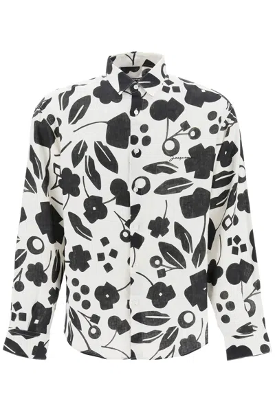 JACQUEMUS FLOREALELINEN SHIRT WITH