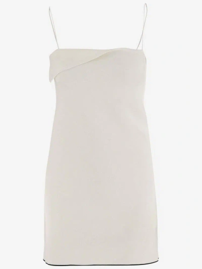 Jacquemus Folded Mini Dress In White
