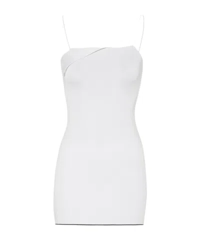Jacquemus Folded Mini Dress In White