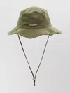 Jacquemus Frayed Artichoke Bucket Hat In Green