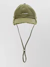 Jacquemus Frayed Edge Cap Adjustable Strap