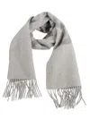 Jacquemus Signature Scarf Featuring Fringed Edges In White