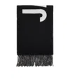 Jacquemus Fringed Scarf In Black