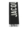 Jacquemus Fringed Scarf In Black