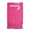 Jacquemus Fringed Scarf In Pink