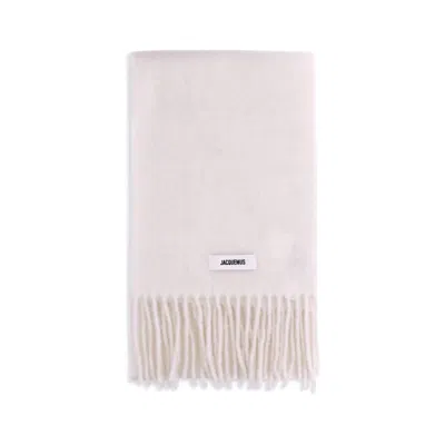 Jacquemus Fringed Women's Scarf In White