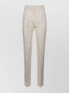 JACQUEMUS FRONT PLEATED STRAIGHT LEG TROUSERS