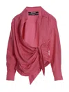 Jacquemus La Chemise Bahia Shirt In Fuchsia
